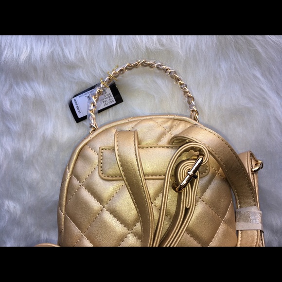 ✨🌸💎bebe Erica Gold Mini Backpack🔥🎒 - Picture 5 of 8